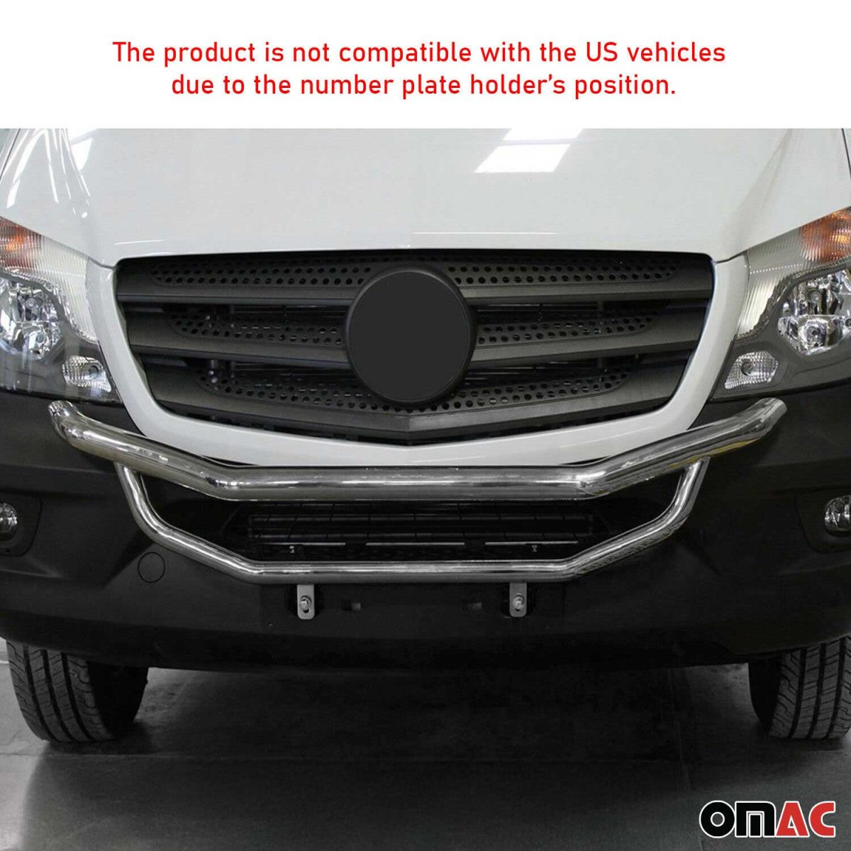 Mercedes Benz Sprinter Bull Bar - Omac - Double Line - 60mm - '13-'18